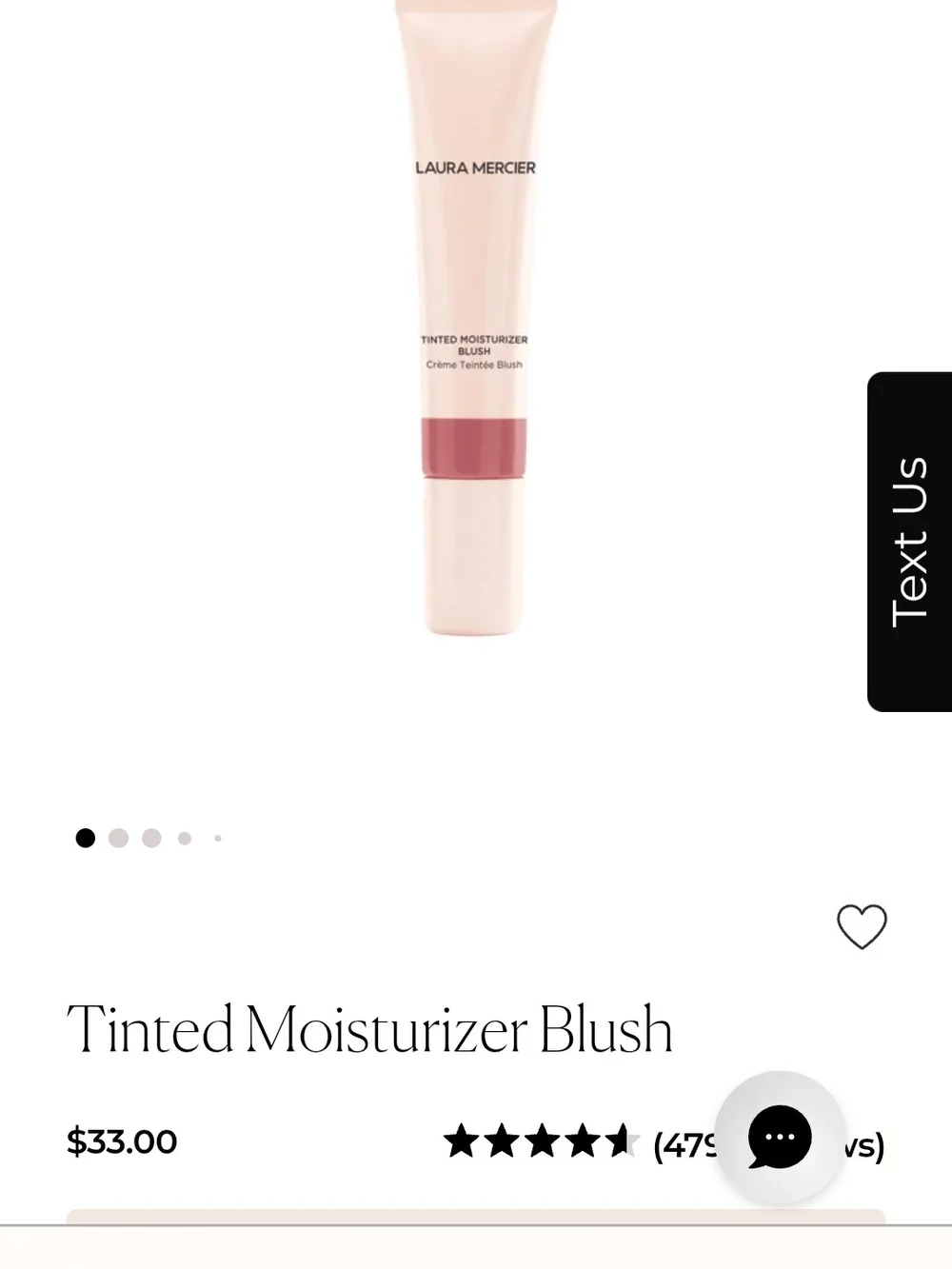 NiB Laura mercier Tinted Moisturizer Blush — Promenade